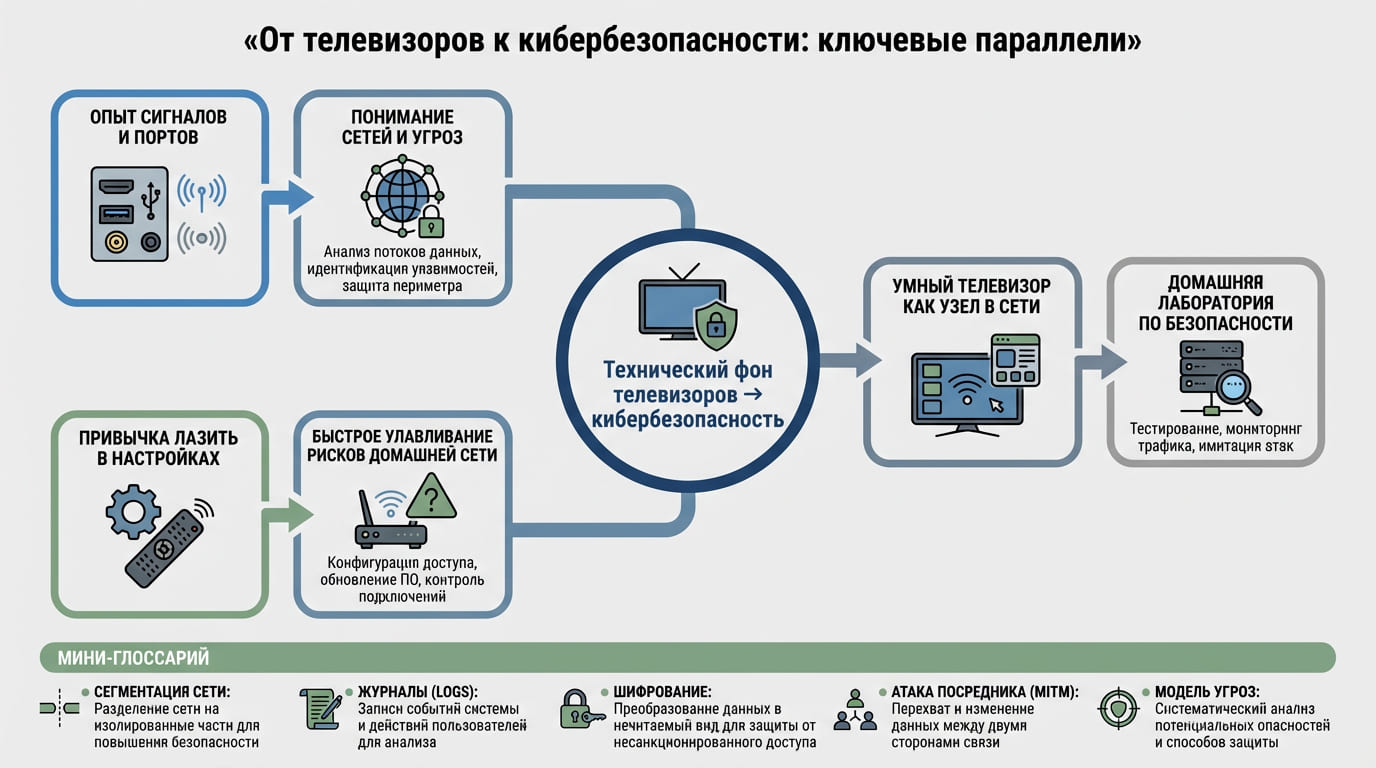 От телевизора к кибербезопасности